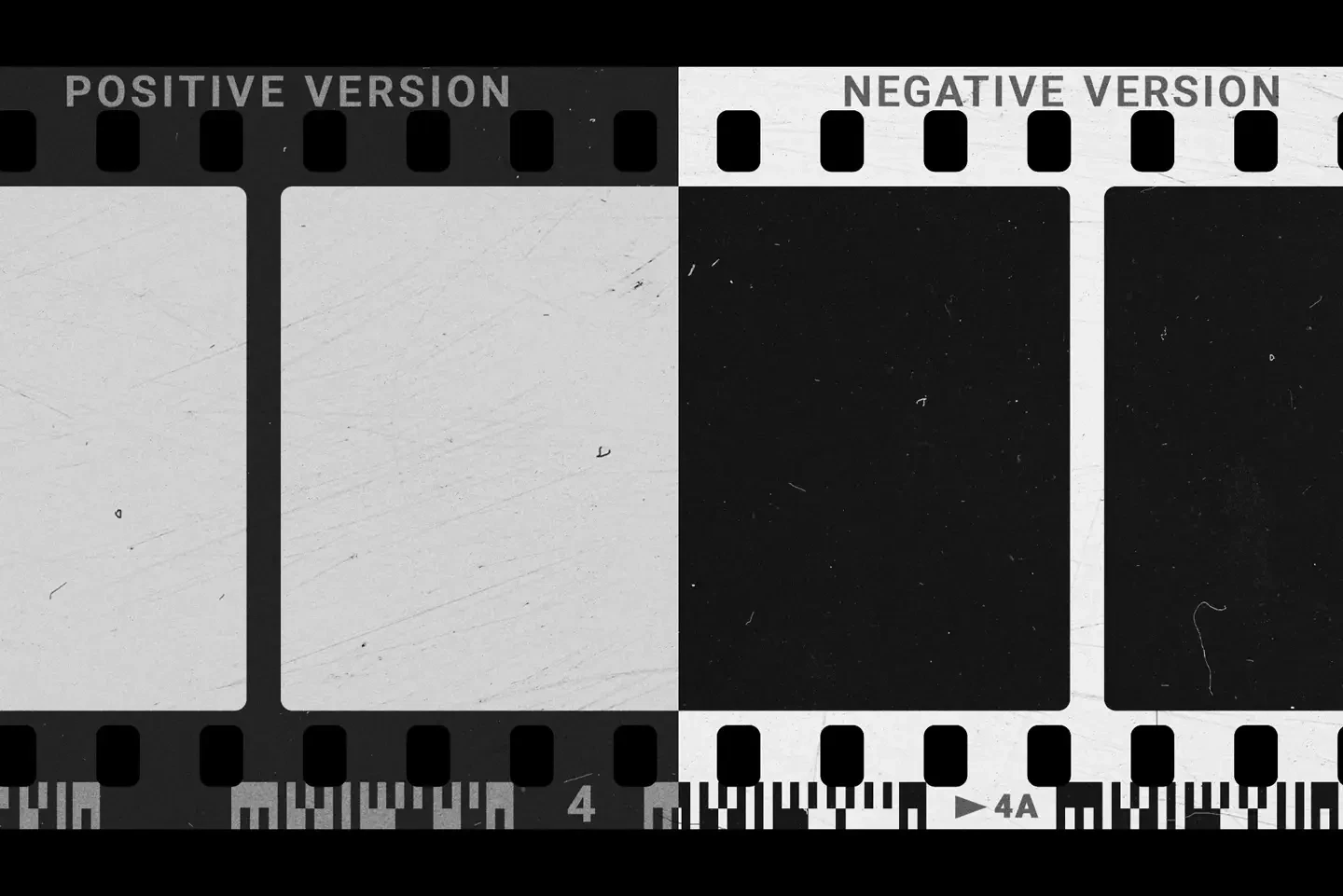 Before and after comparison showing film dust texture applied to photograph