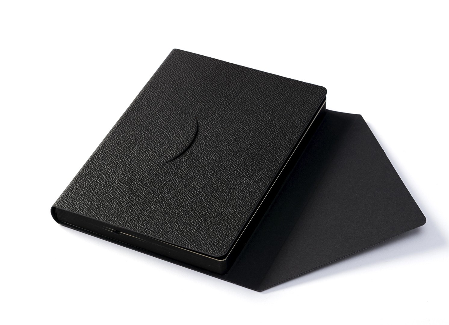 Angled view showing the envelope flap partially opened.