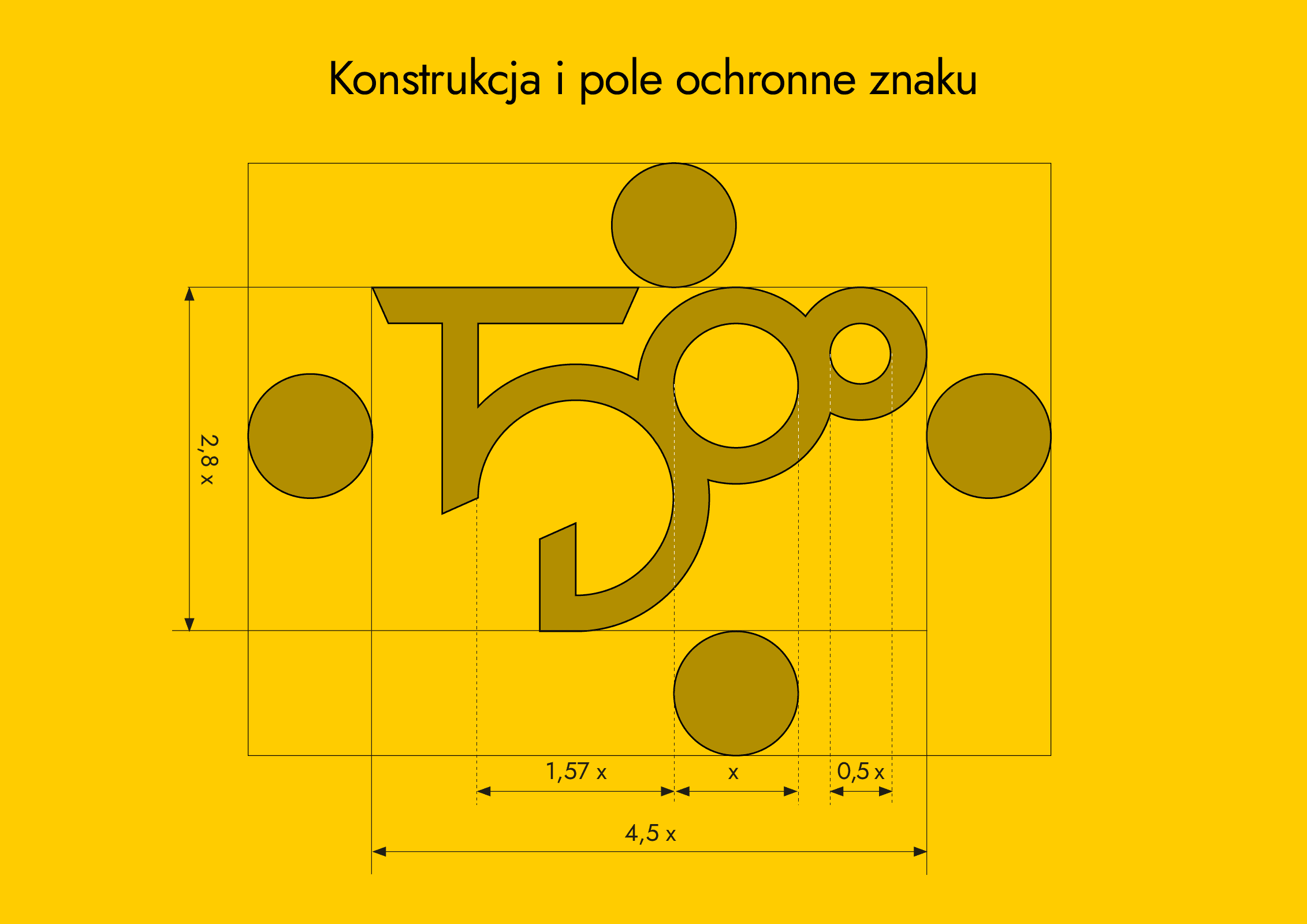 konstrukcja znaku tg500