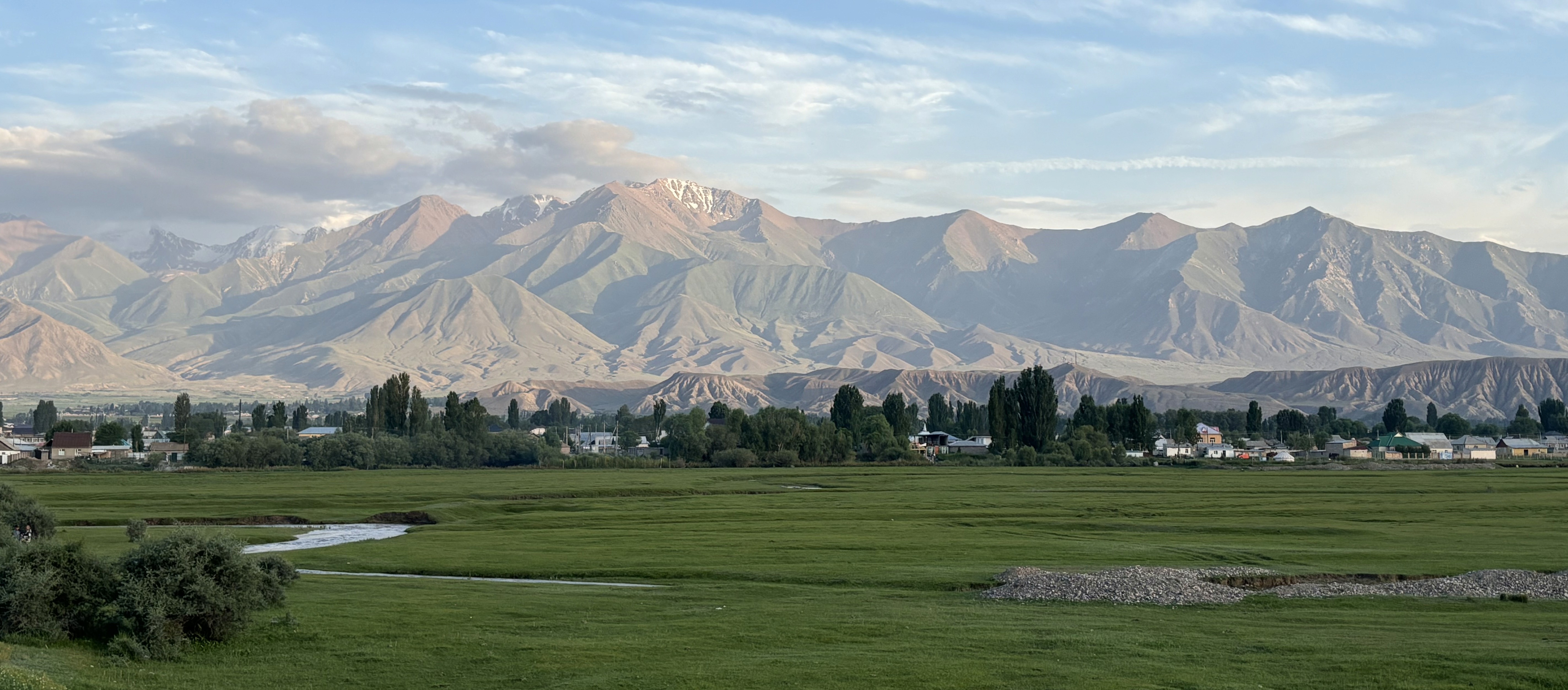 Mountains near Bokonbaevo village, Kyrgyzstan