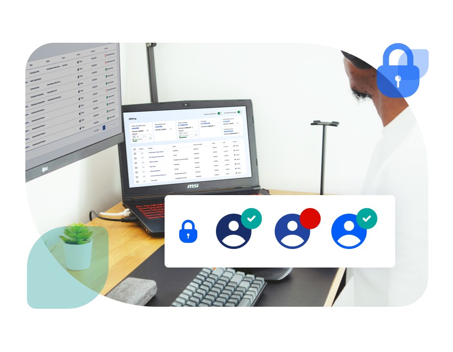Iken’s interface Screenshot within the legal case management software