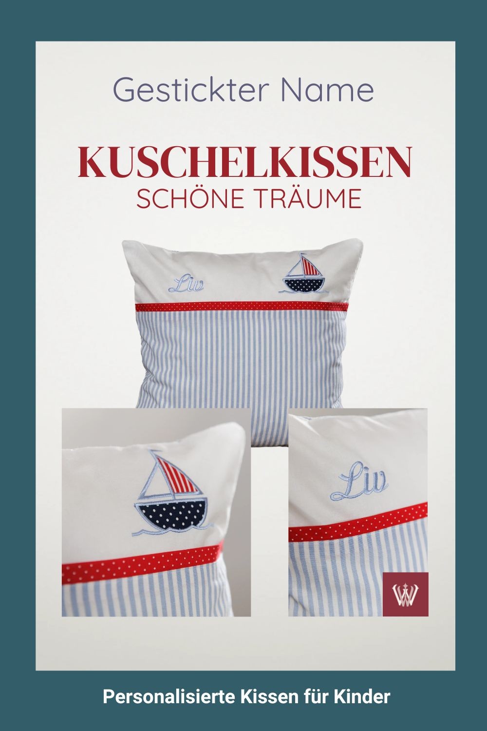 Maritimes Kuschelkissen Liv