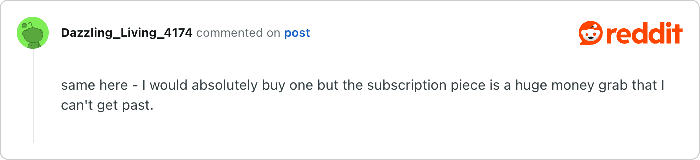Post on Reddit