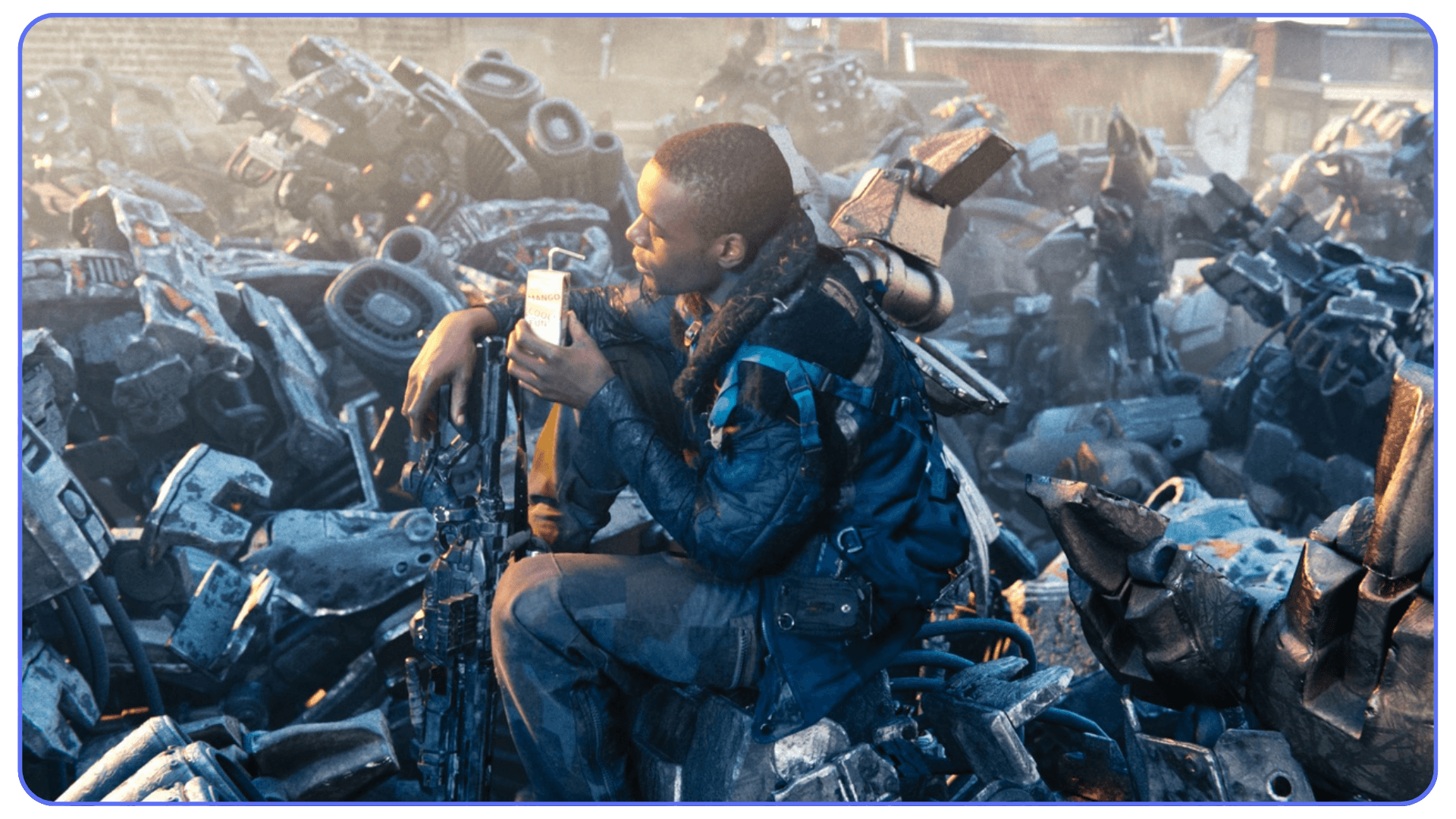 VFX scene from Tears of Steel (2012) created using Blender