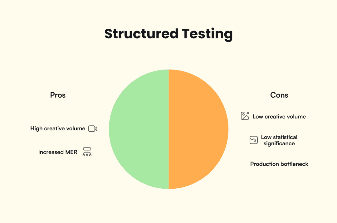 Infographic about the strucutred testing