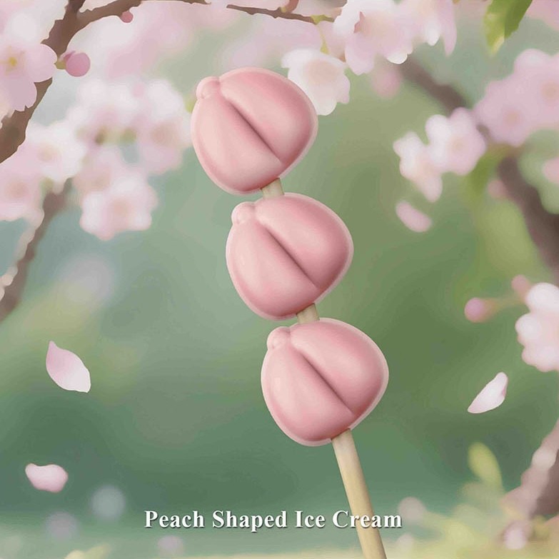 Image of ice cream on a string