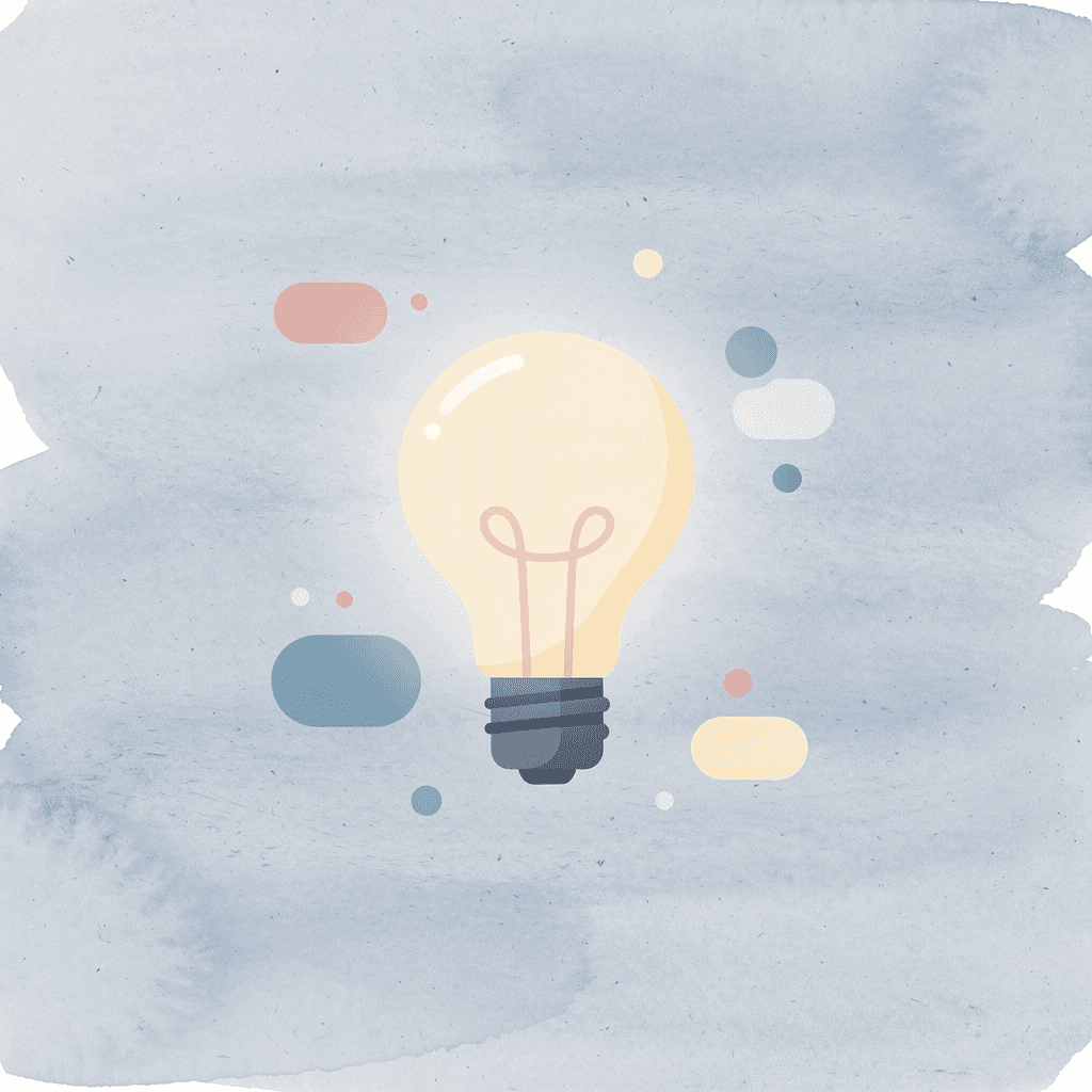 Lightbulb icon representing creativity and invention