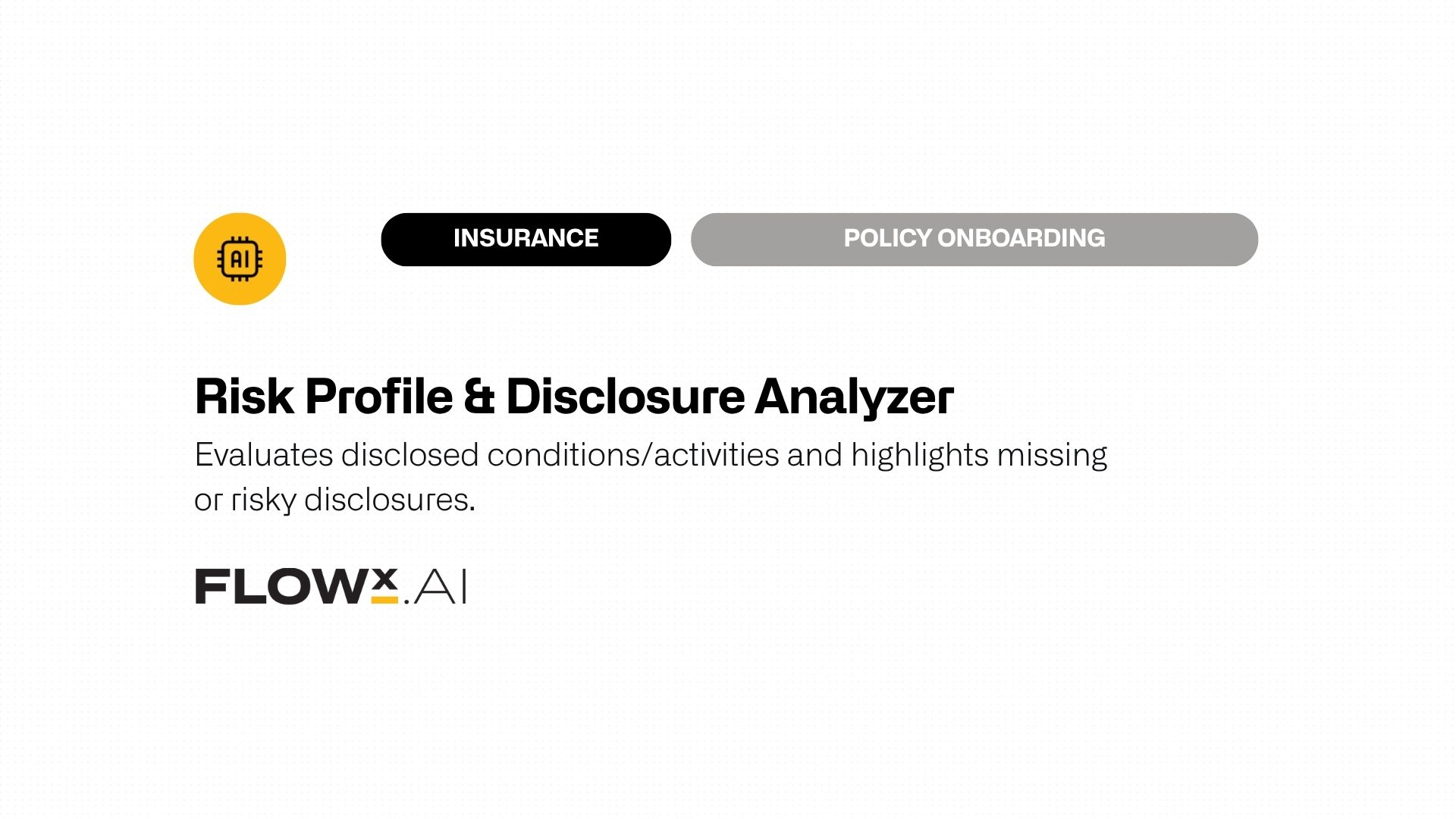 Risk Profile & Disclosure Analyzer