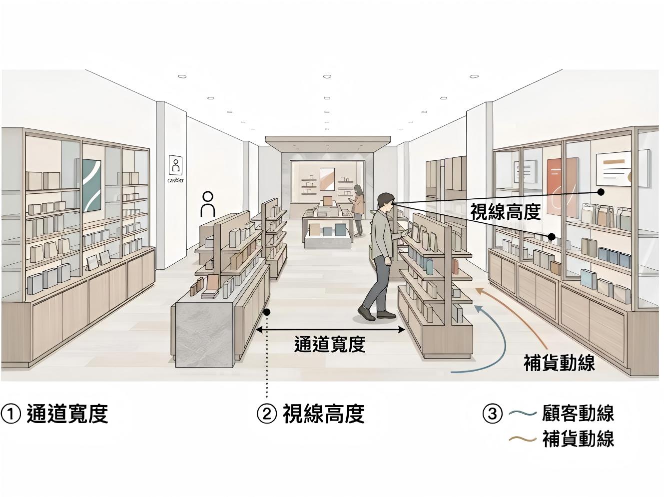店舖空間結構探索體驗 Retail Spatial Exploration Experience