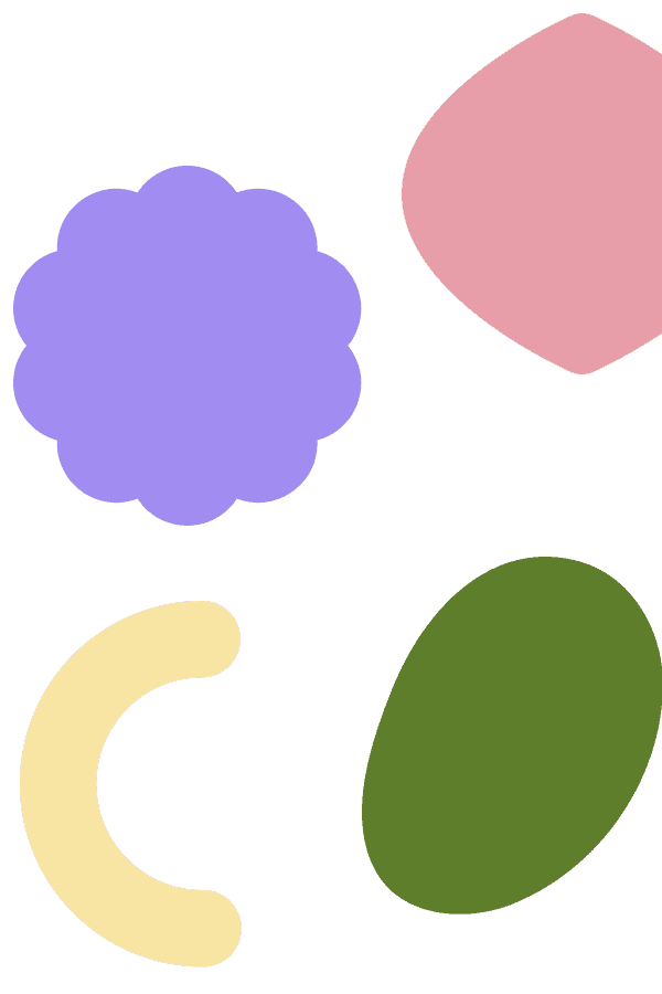 purple, pink yellow and green shapes