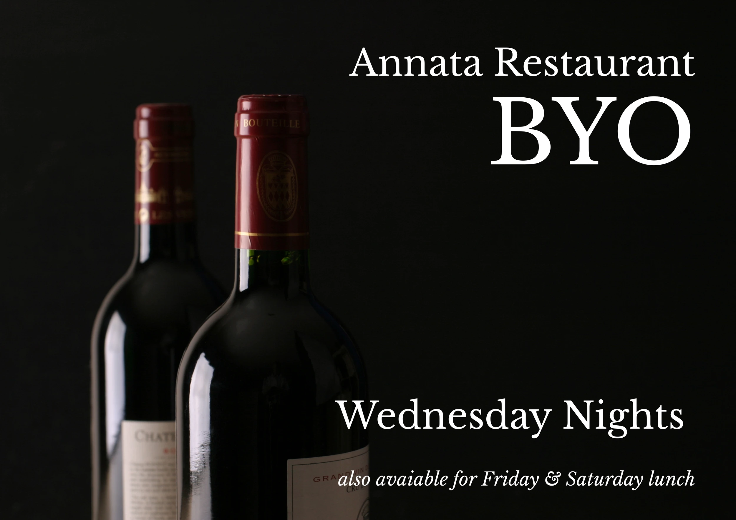 local BYO at Annata