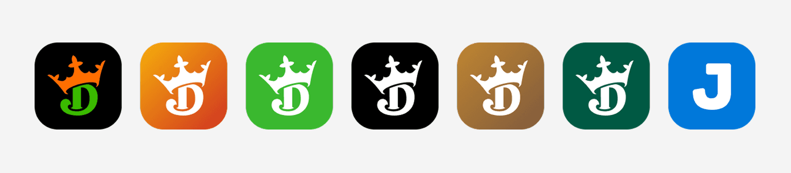 App icons of the draftkings brands
