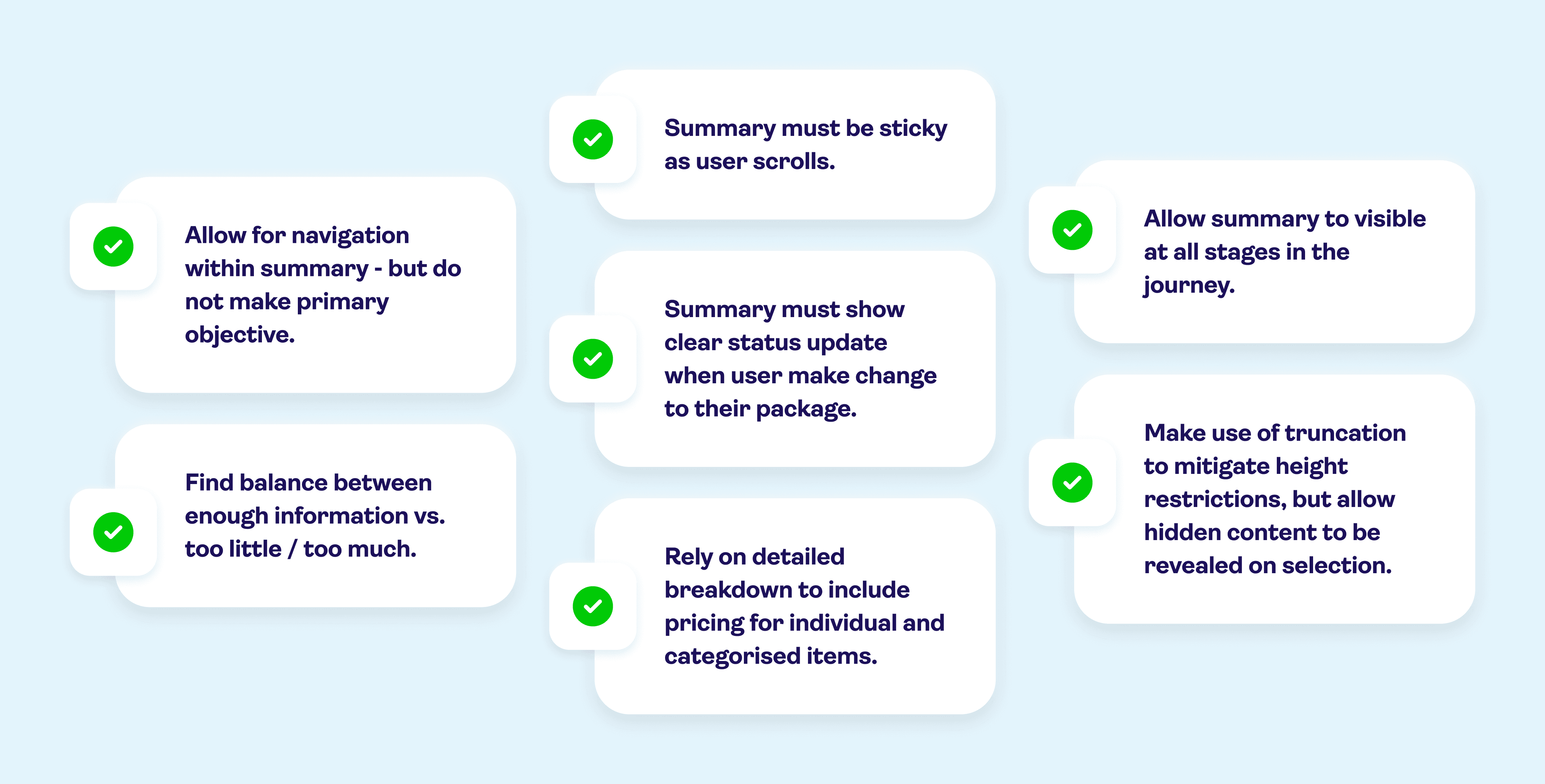 Image showing the 7 major design priciples and considerations.