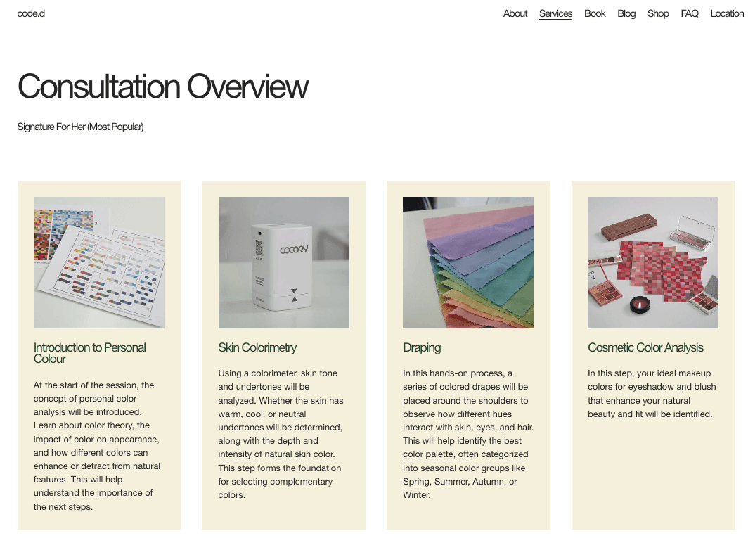screen grab from code during research