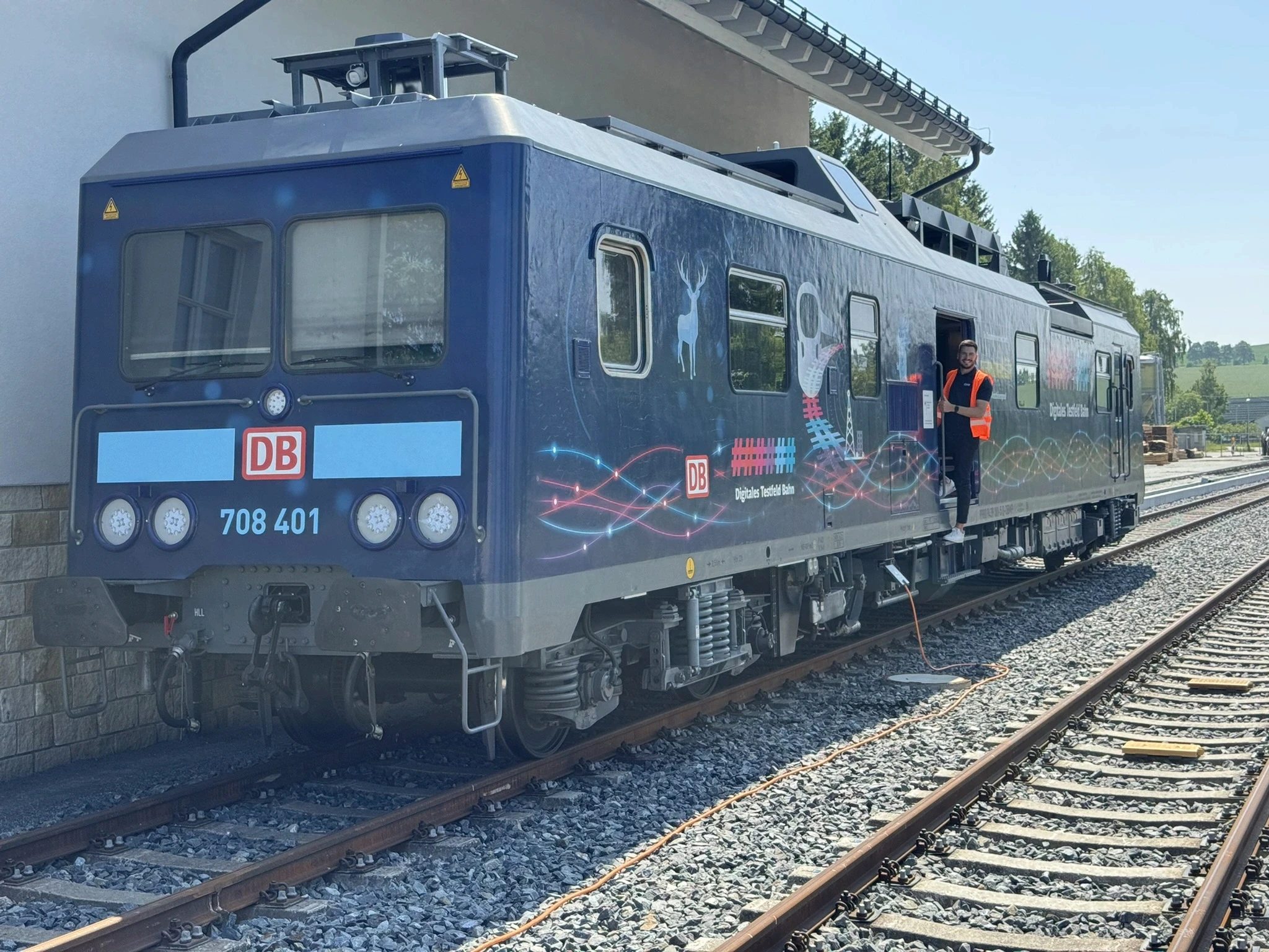 DB Zug / Digitales TEstfeld Bahn / Digitale Schiene