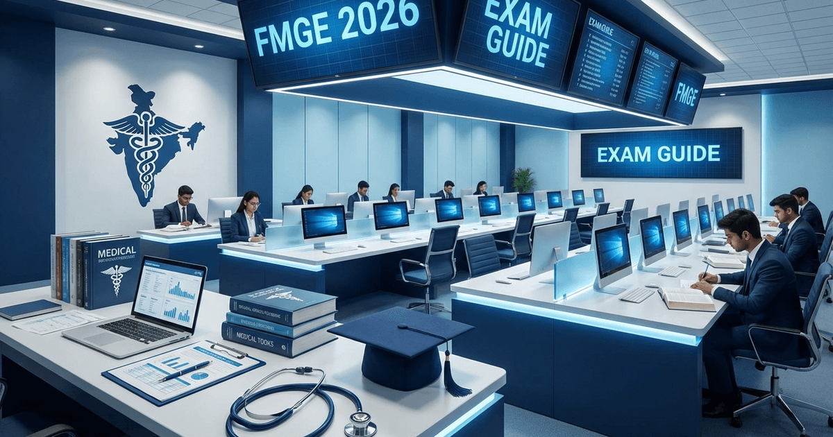 Cover: FMGE 2026: Complete Exam Guide, Eligibility, and Preparation Tips