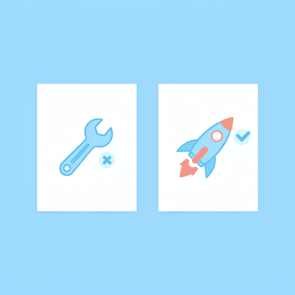 Before: scattered notes and tab-switching took hours. After: consolidated report in 1 hour with proper tools.