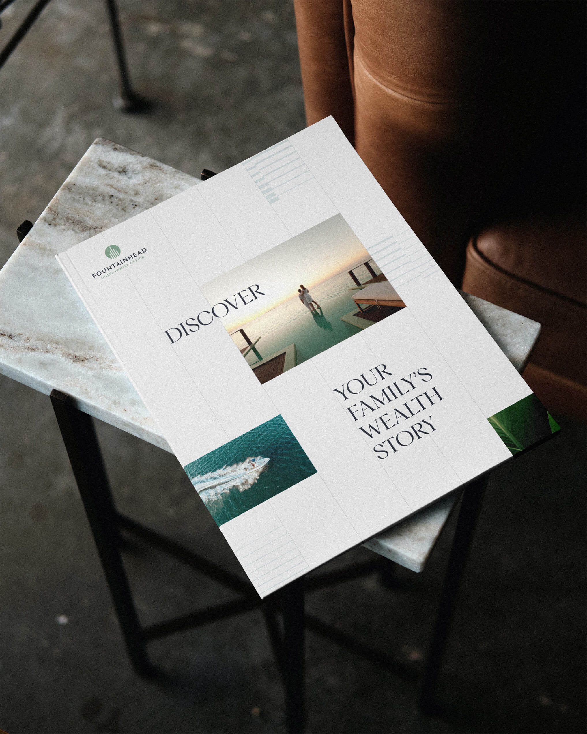 Fountainhead Multi-Family Office brochure: "Discover Your Family's Wealth Story."