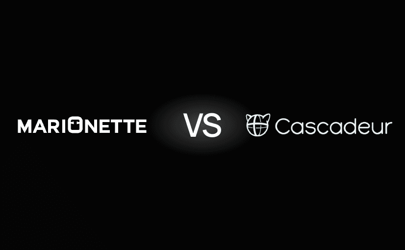 Marionette versus Cascadeur graphic