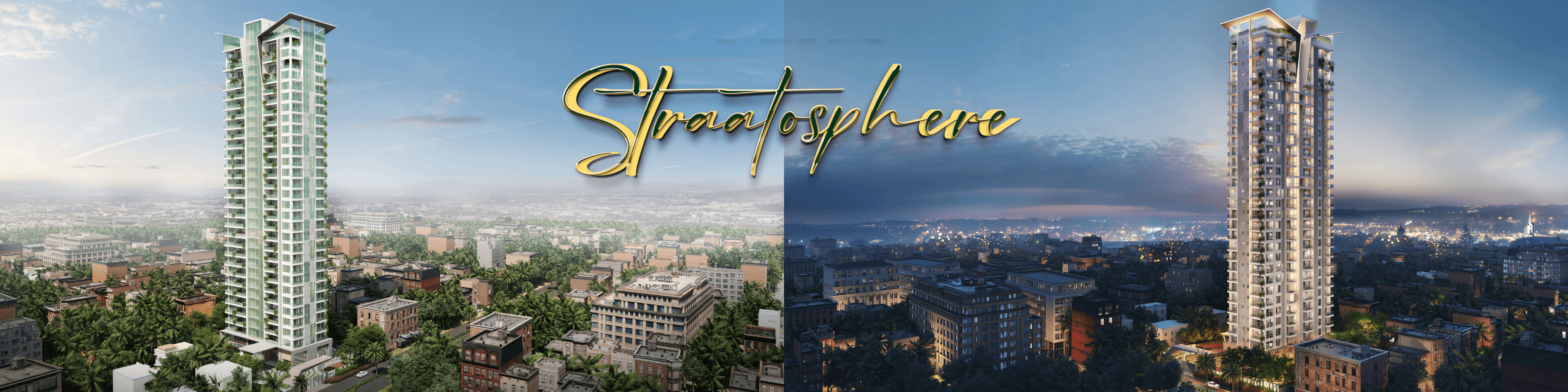 high rise buildings during night time