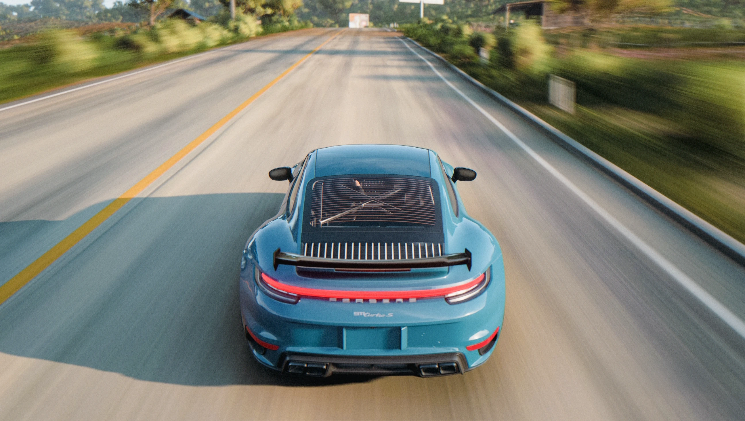 Porsche 911 Turbo S 2023 - Classic Blue