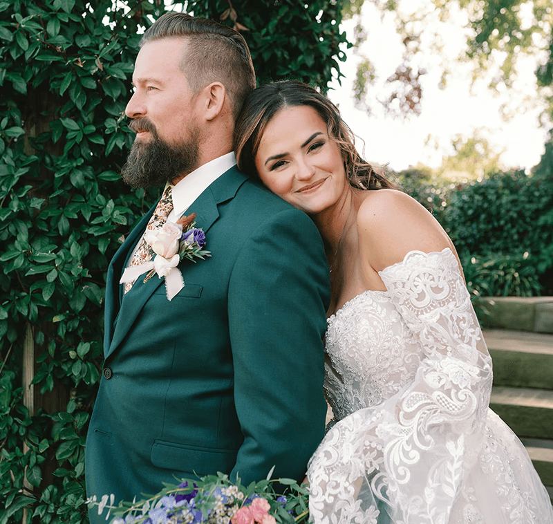 Bride and groom at The Venue at Murphy Lane