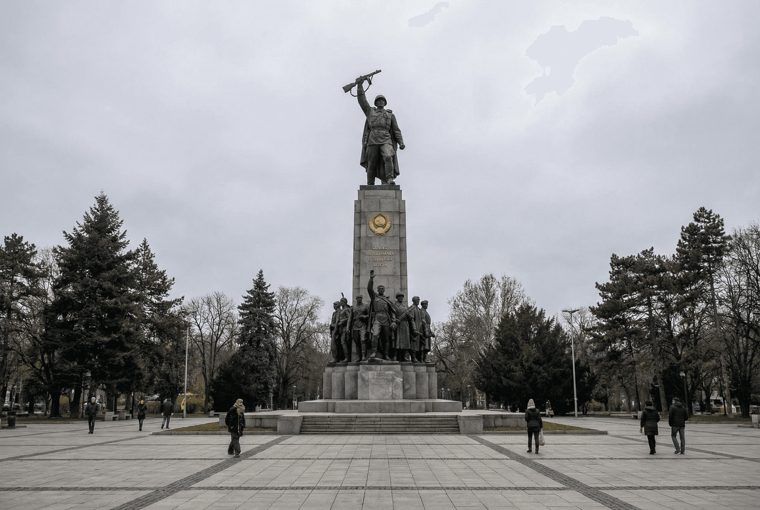 the Soviet Army Monument