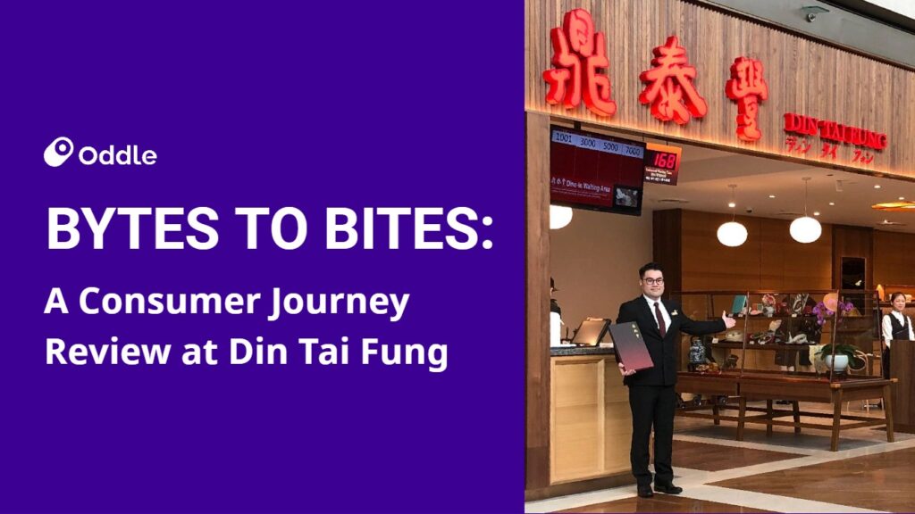 Restaurant digitial transformation example - Din Tai Fung Singapore