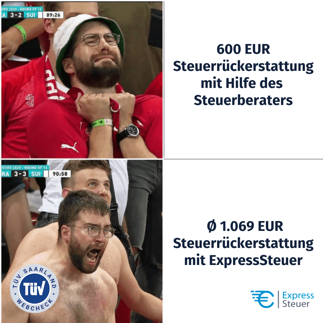 Expresssteuer Meme Fußballfan