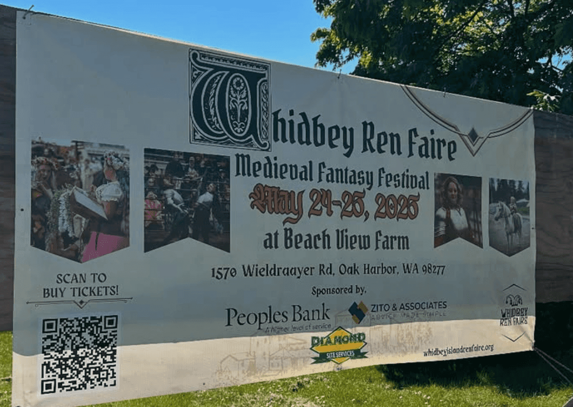 Whidbey Ren Faire banner