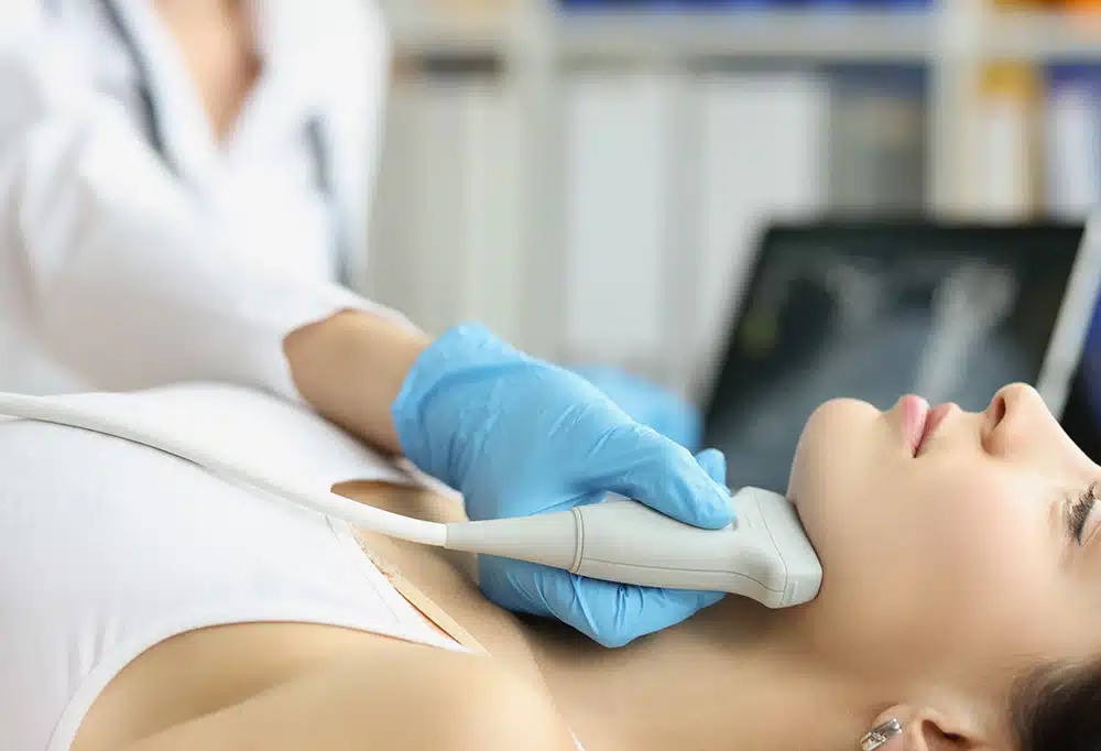 carotid ultrasound scan medical technician