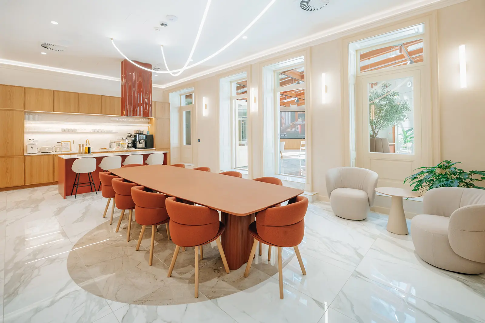 Scott Weber kanceláře – kuchyňka