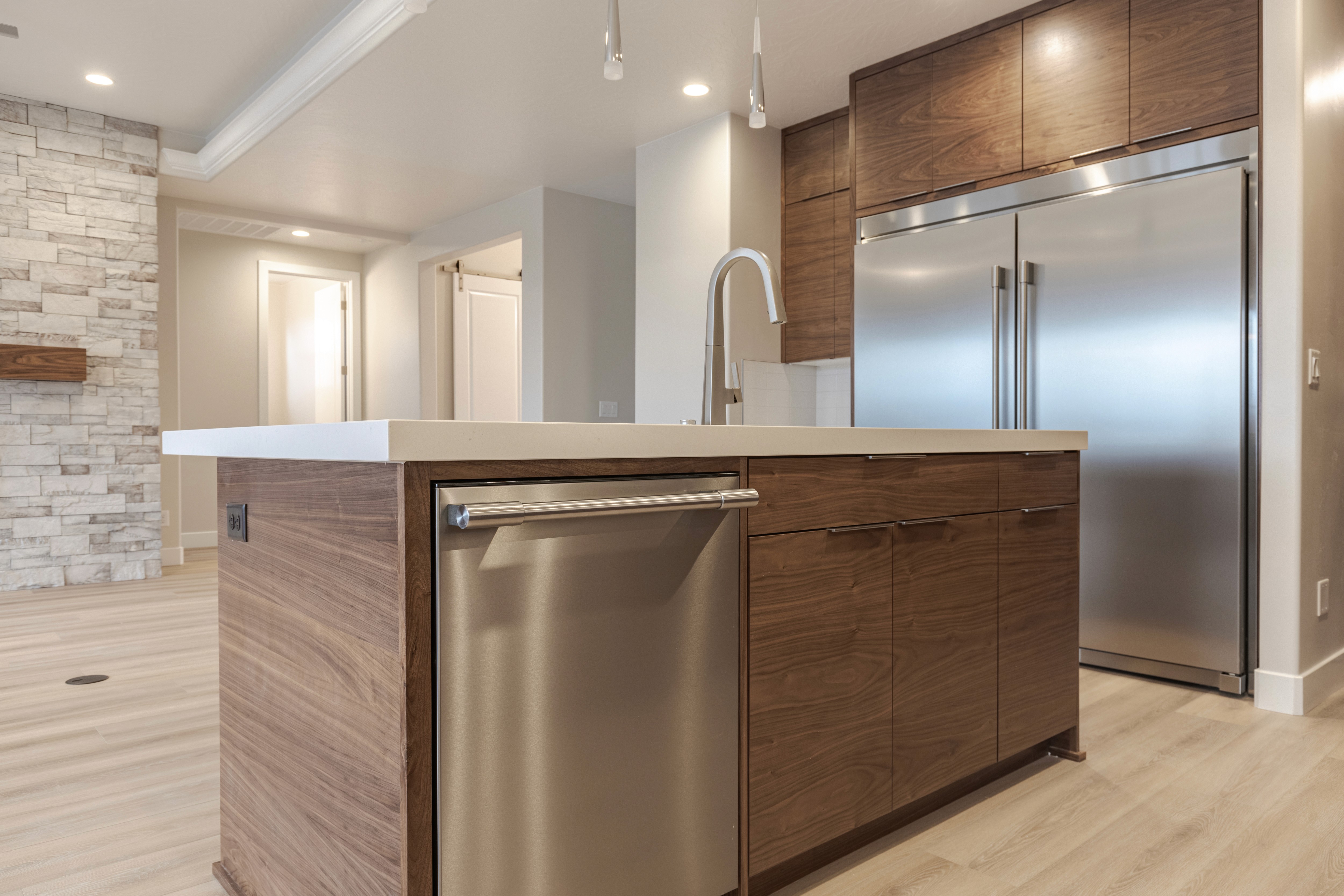 Custom home in Hurricane, Utah with a faucet.
