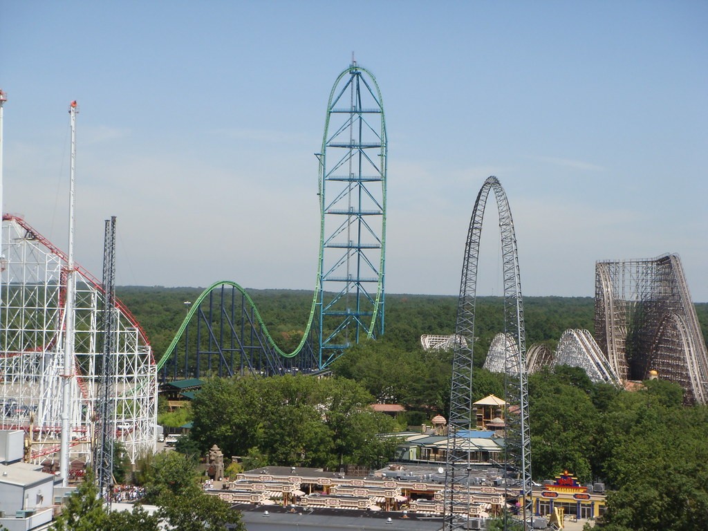 Rollarcoaster in Ocean County, New Jersey.