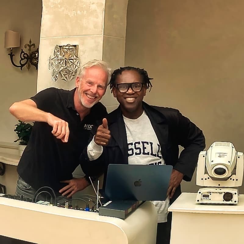 sound technique and microphone services for Dr. Alban at a private party in La Zagaleta, Marbella, Costa del Sol, Andalusië, Spain