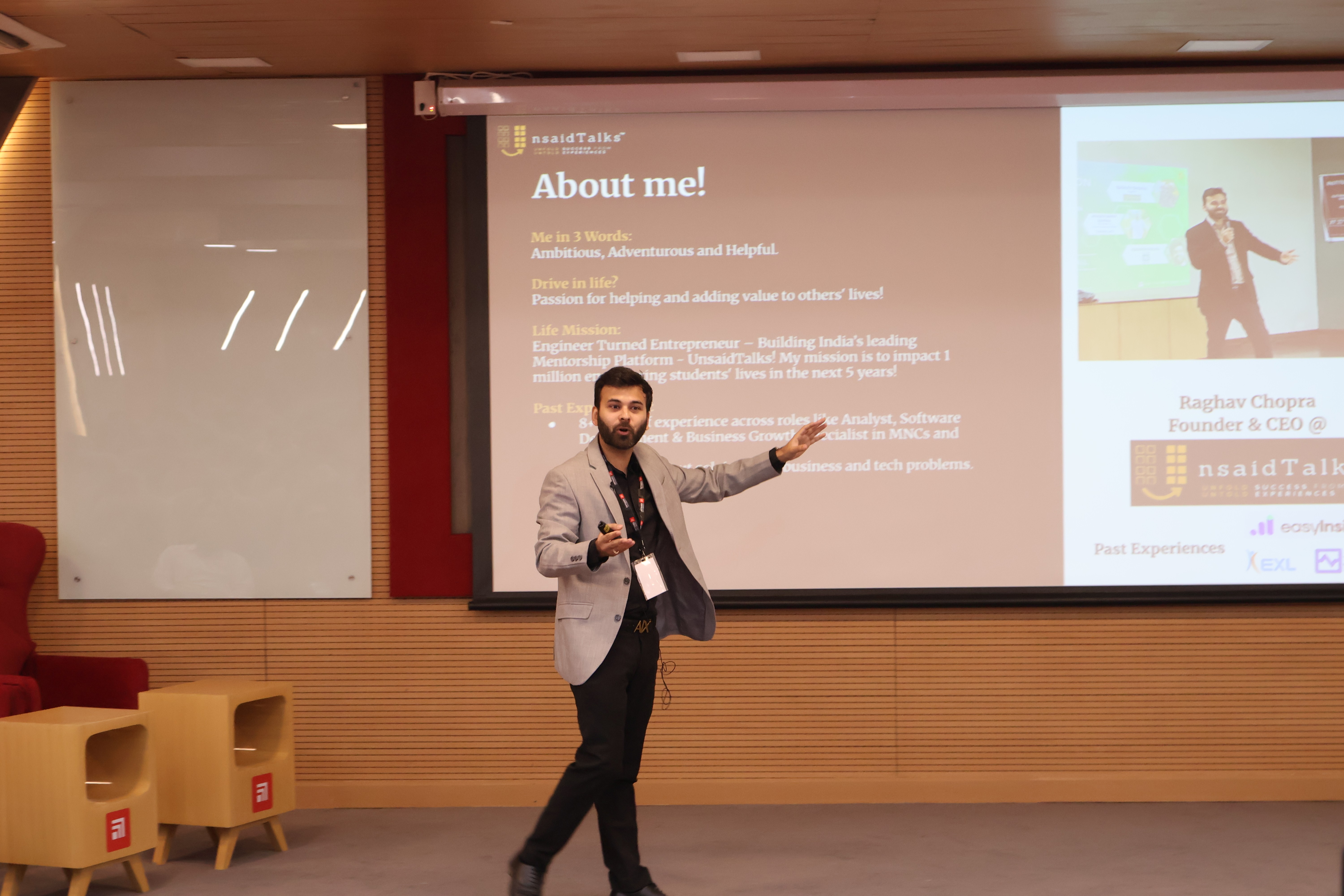 Michael Carter profile with a dynamic light