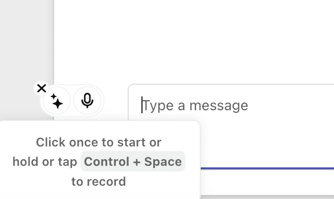 A screenshot of voice to text functionality with Voicy on Microsoft Word