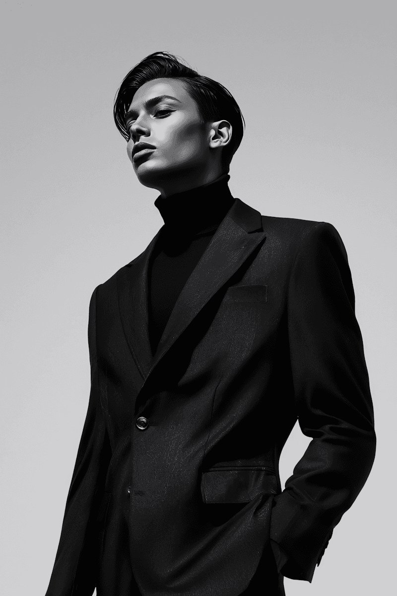 Modern Monochrome Portrait