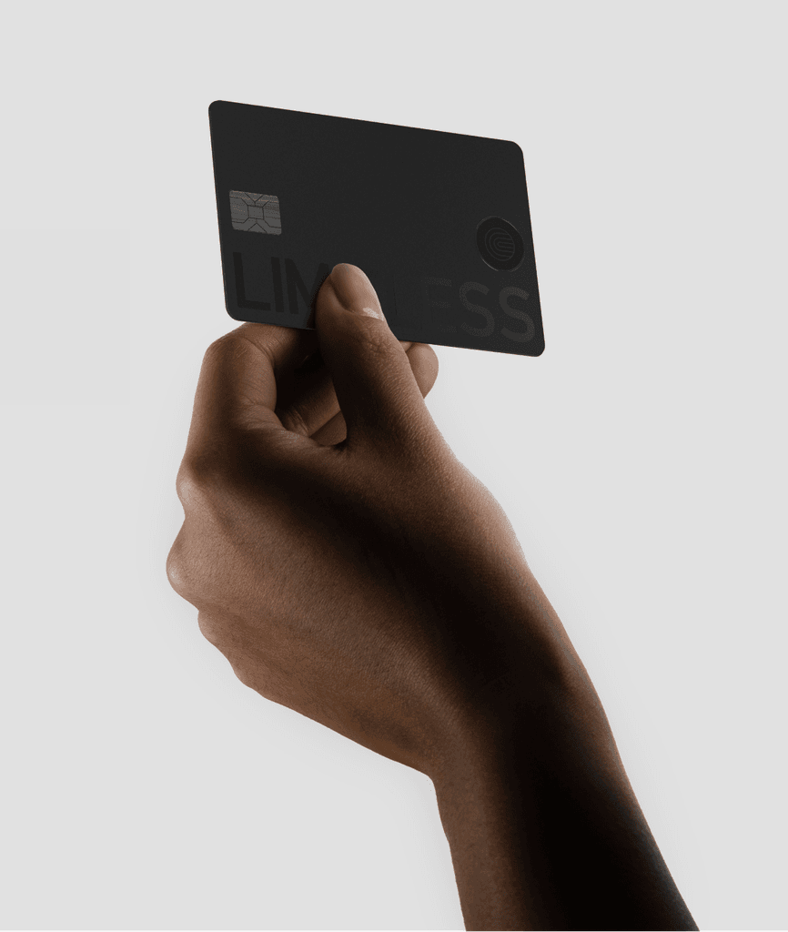 hand holding payment card