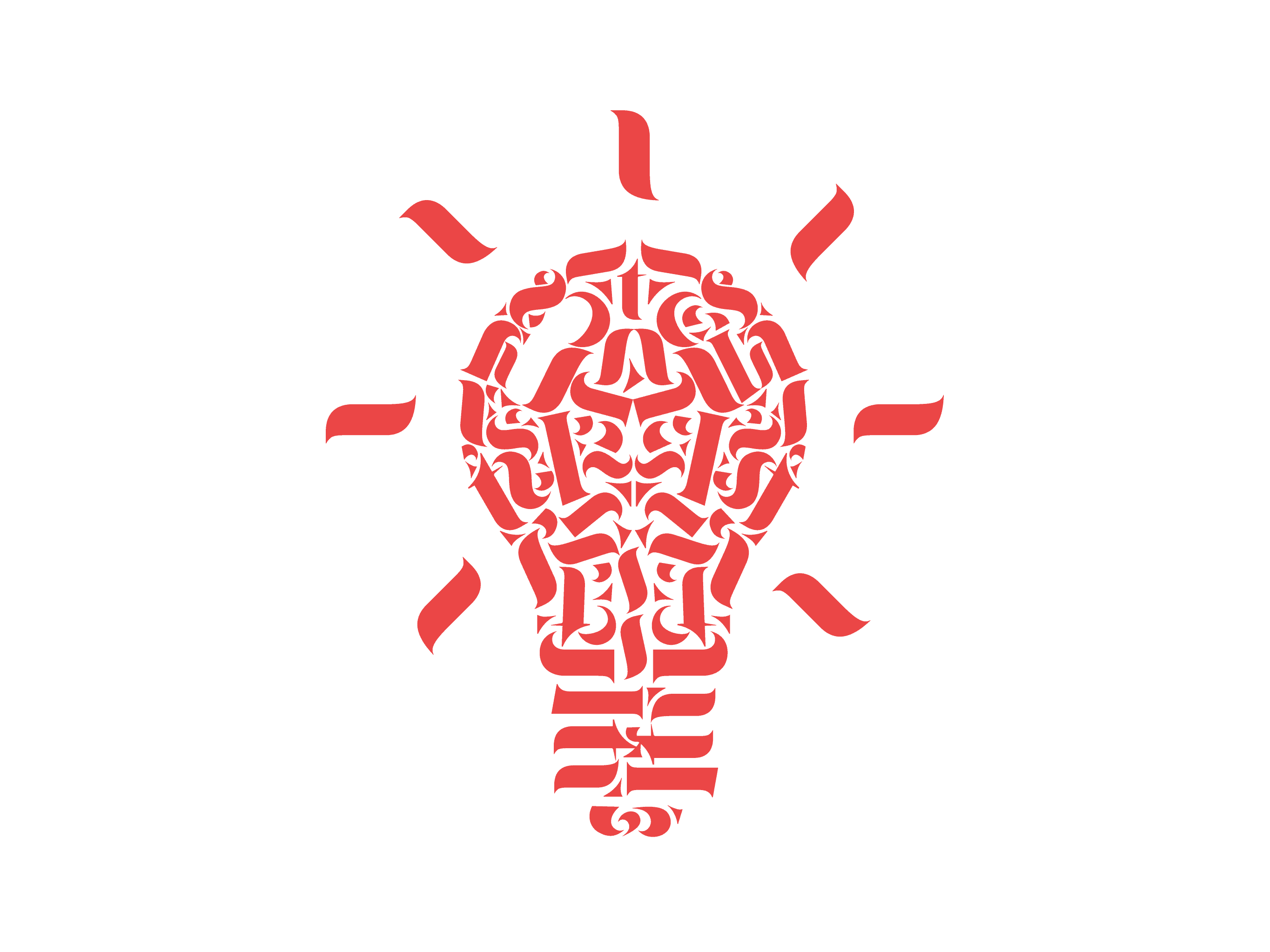 An abstract lightbulb illustration created from elements of the All Turtles logo
