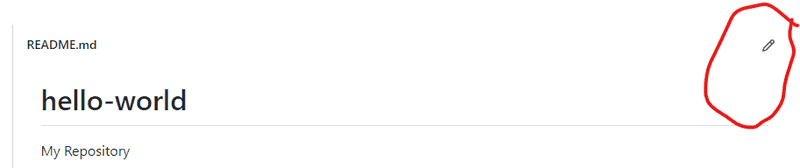 edit button in the GitHub README