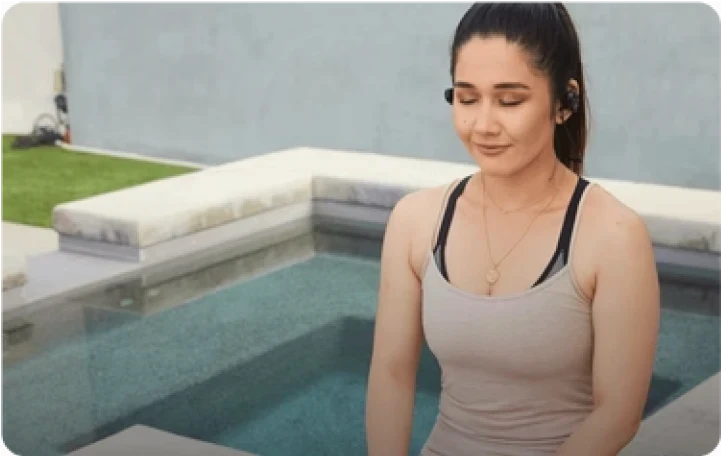 Researcher fitting Emotiv EEG headset