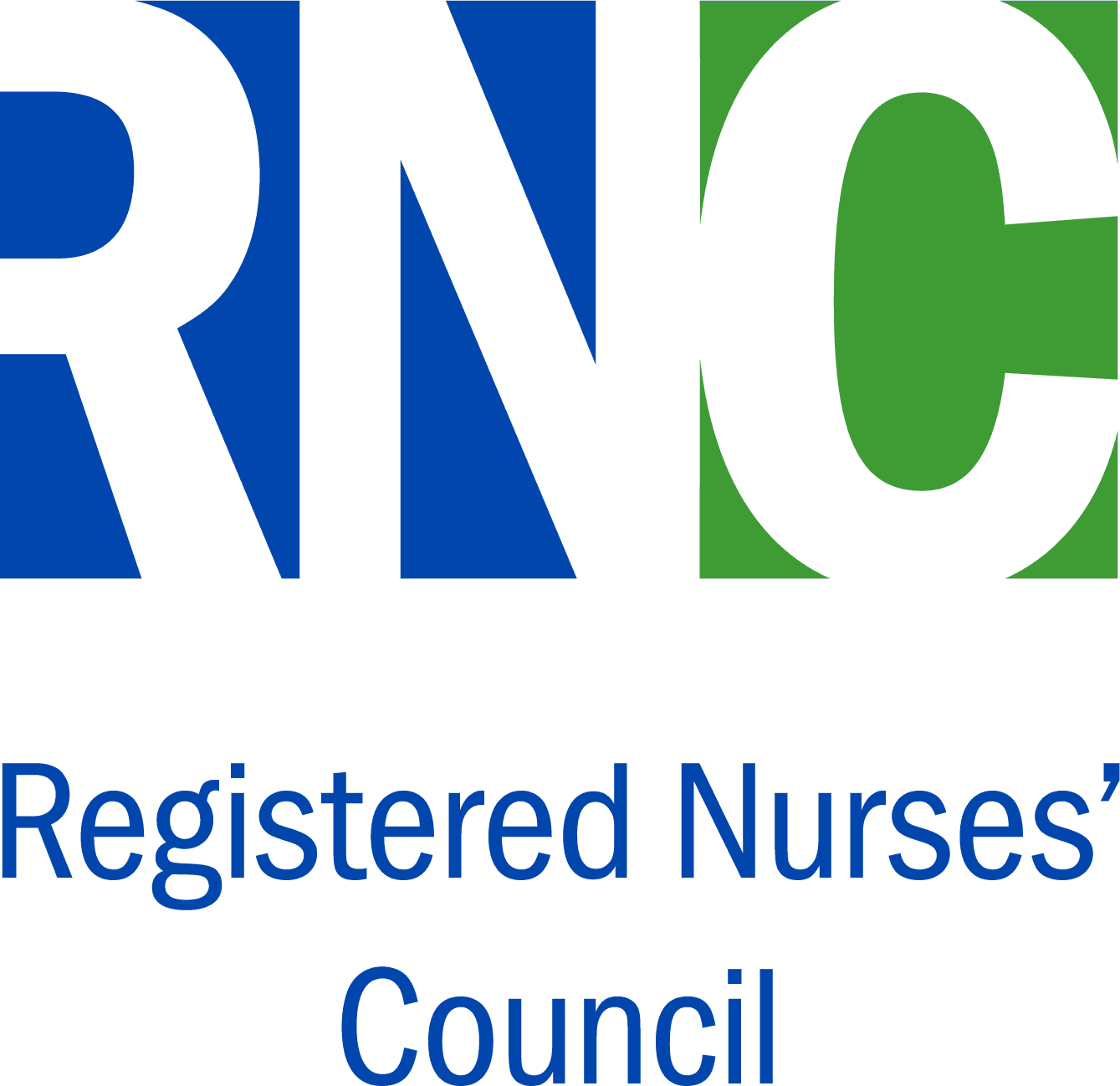 RNC Registered Nurses' Council vertical logo