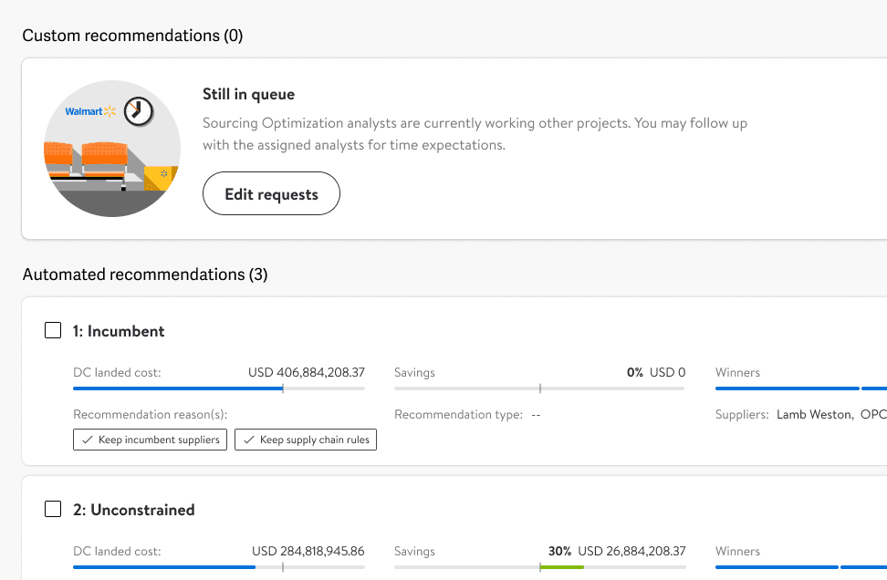 Software user interface