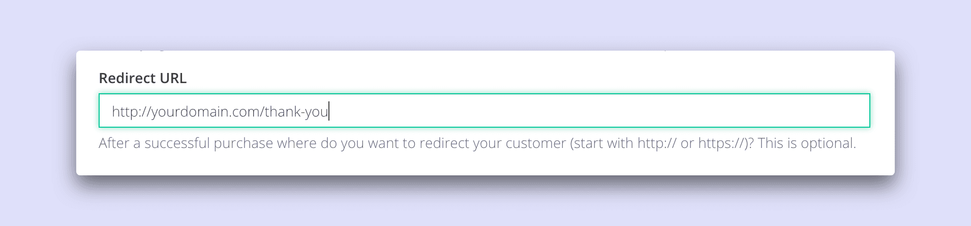 Add URL Redirect to Bumpsale