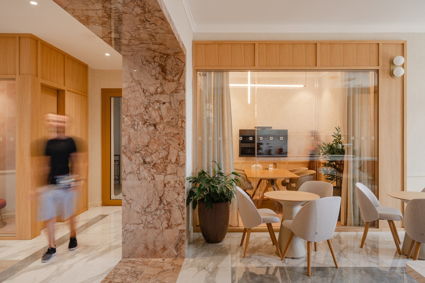 Scott Weber kanceláře – zasedačka