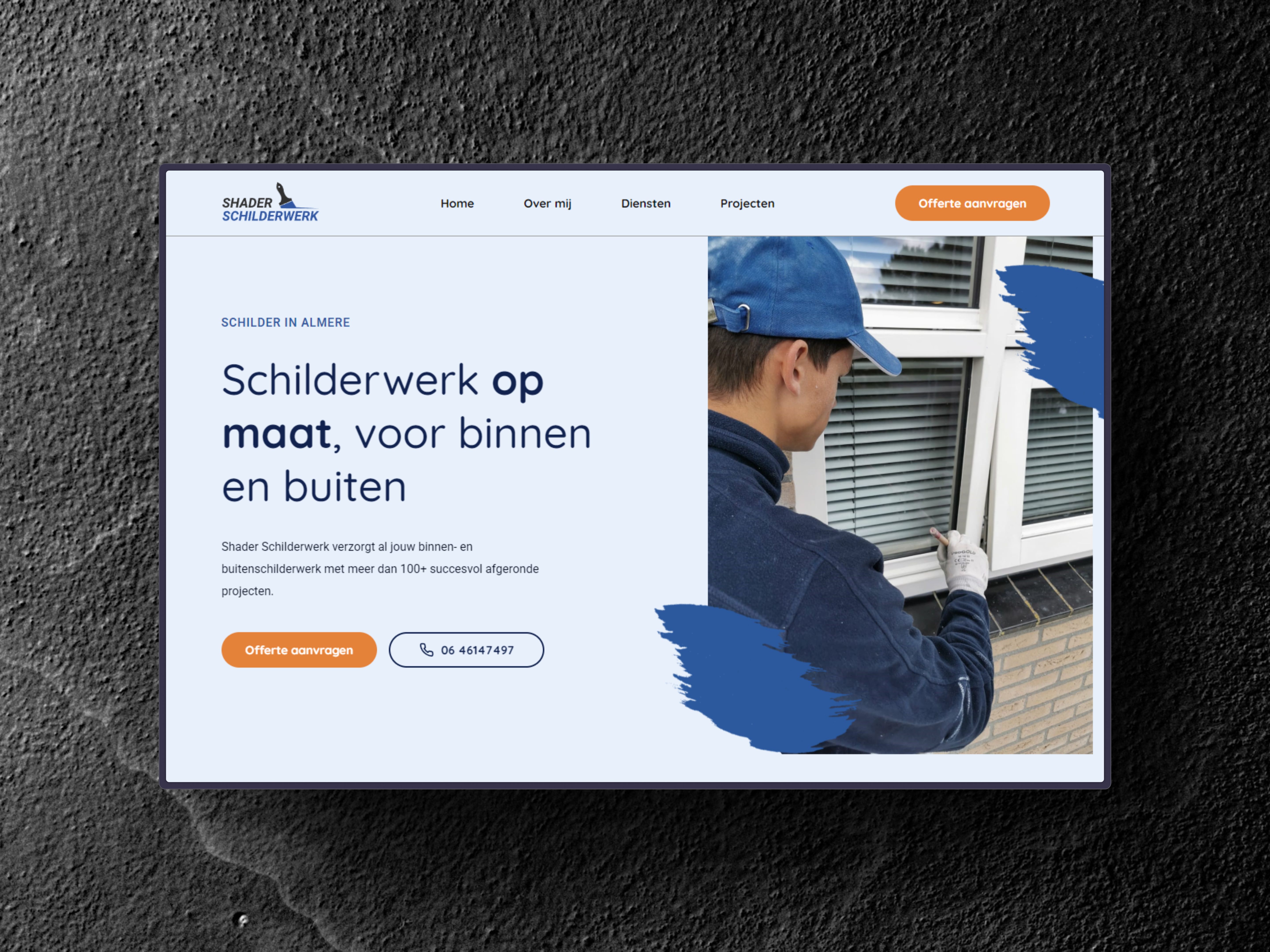 Shader Schilderwerk | Website design en development | Casper Wierenga