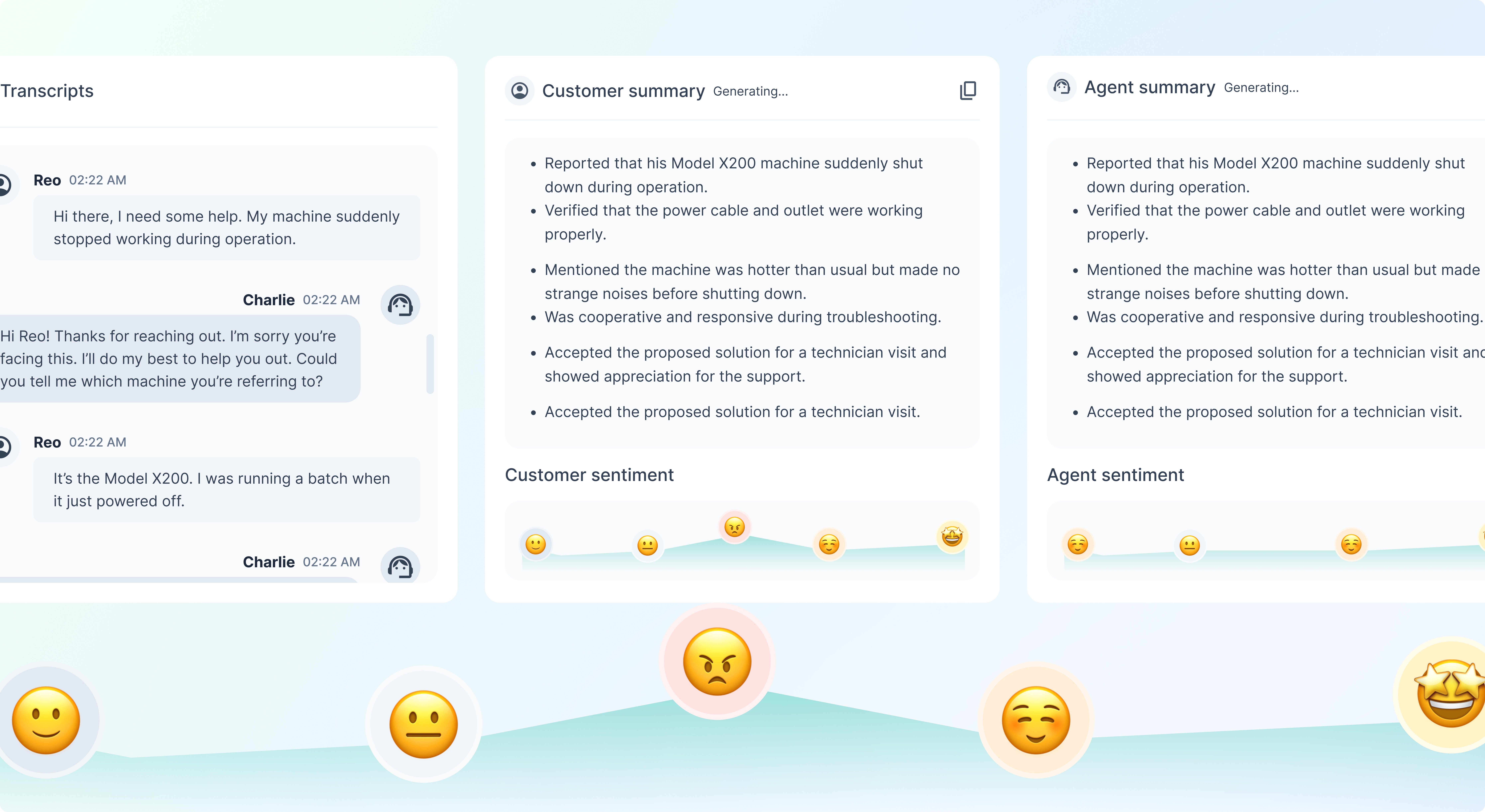 Tablet showing Bloomy UI