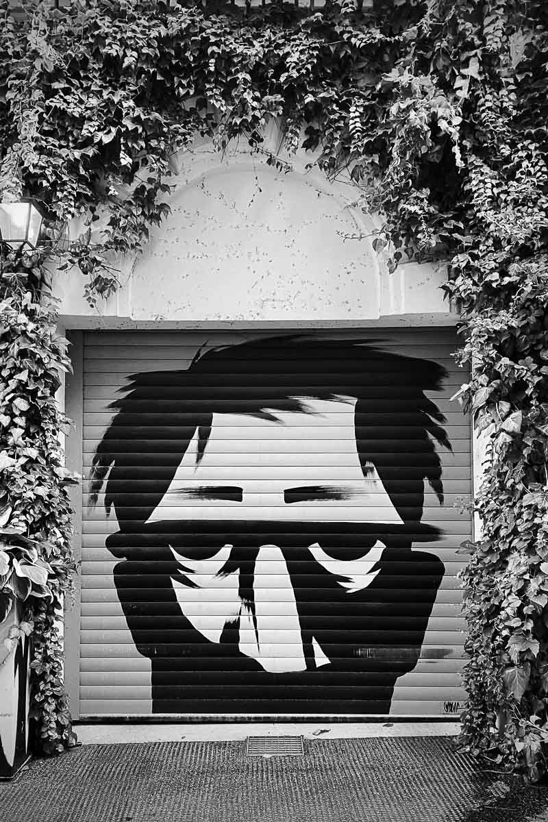 Private jet hangar door Vienna - Austro-Hungarian empire cultural heritage