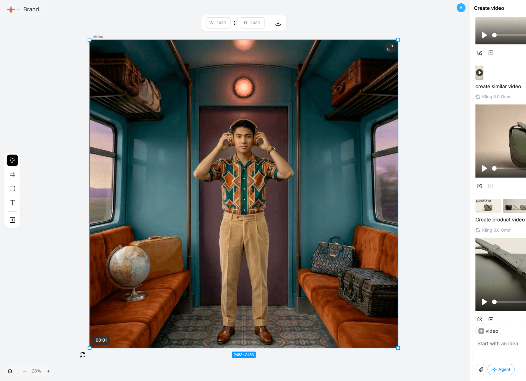 An image of Freelio's budget ui